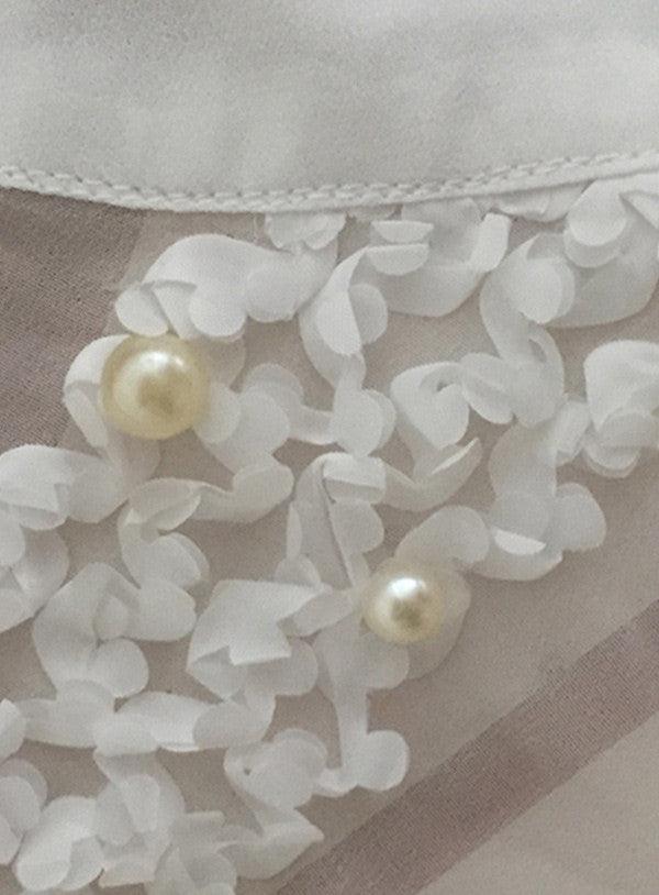 White Sheer/Pearl Top
