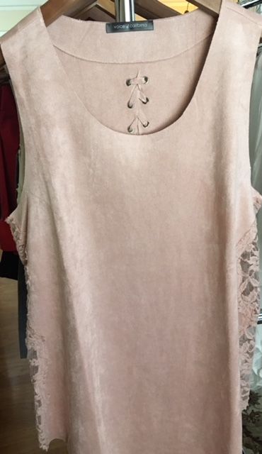 Soft Faux Suede Tank