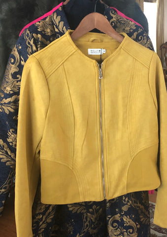 Black Faux Suede Jacket