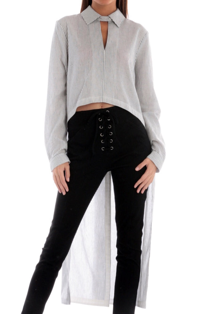 Linen High-Low Travel Shirt (Top Seller!)