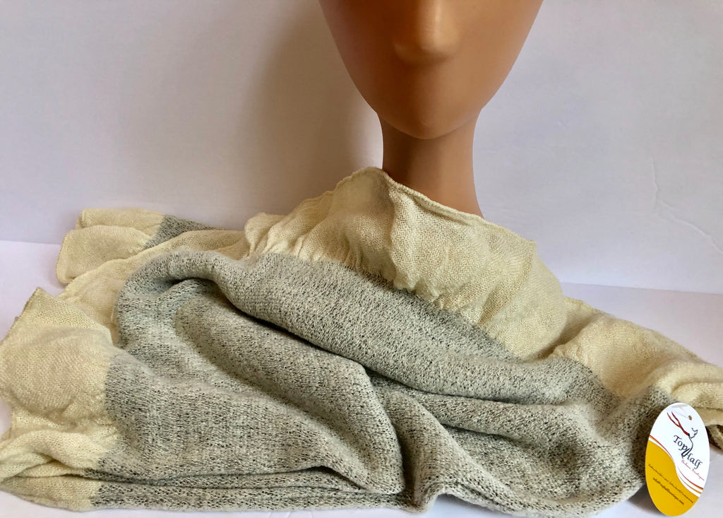 Infinity Scarf with Ruffle Edge