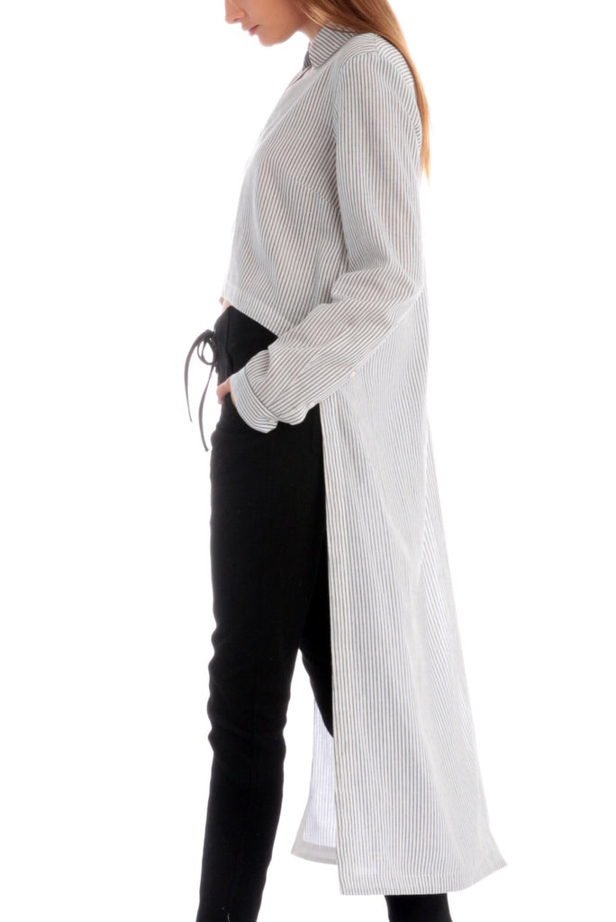 Linen High-Low Travel Shirt (Top Seller!)