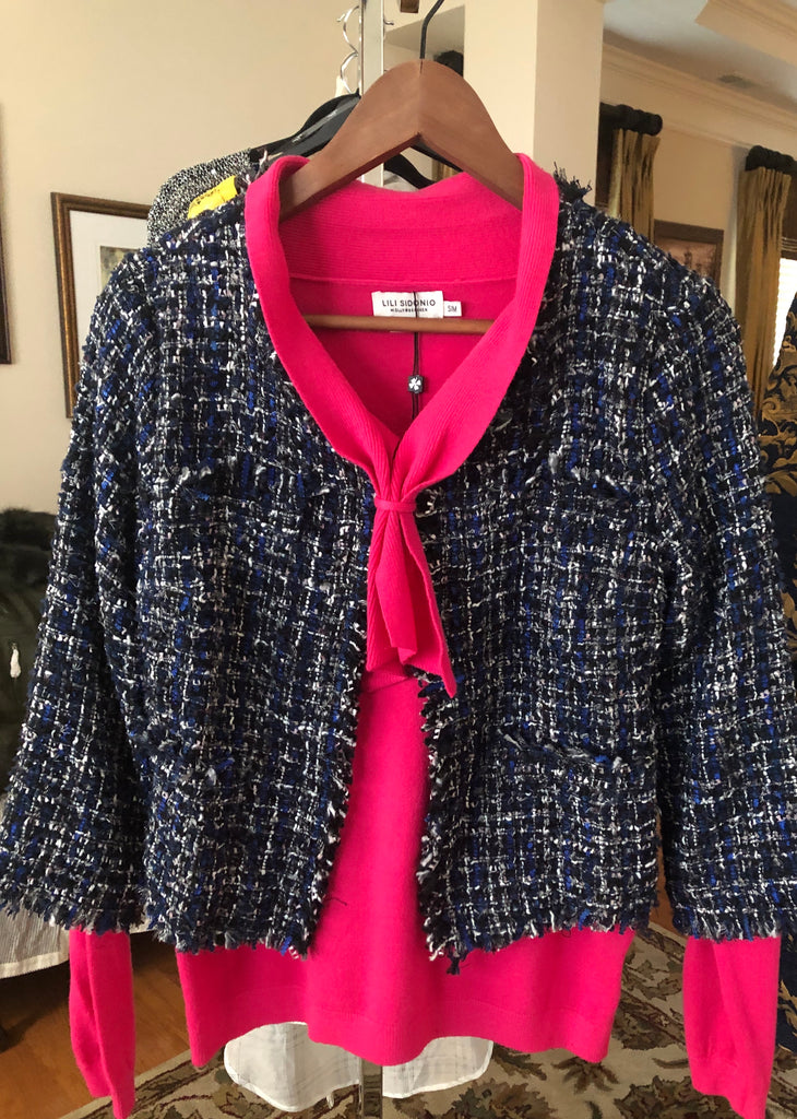 Open Front Cropped Jacket