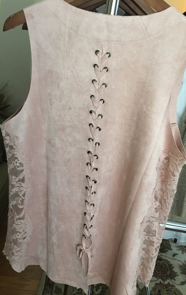 Soft Faux Suede Tank