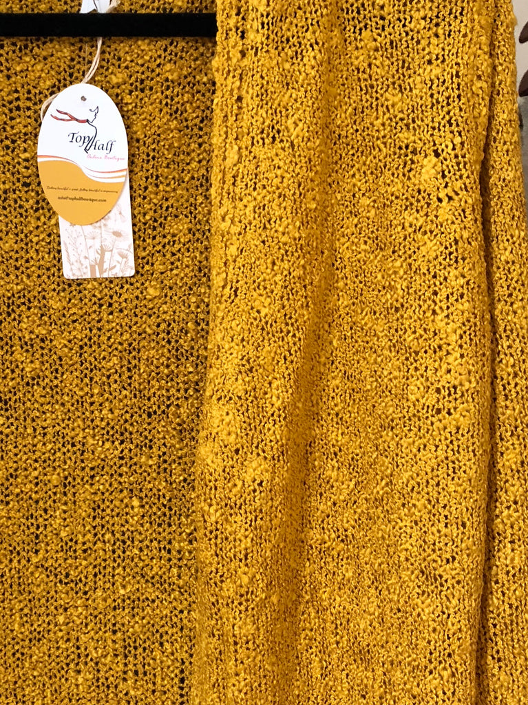 Plus Size-Open Front-2 Pocket Cardigan