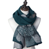 Scarves: Suave Daisies -Winter Scarf