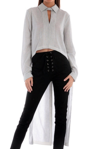 Open Front Cropped Jacket