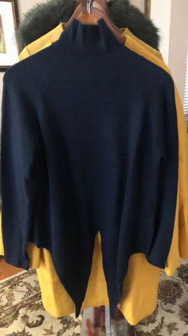 Black Open Shoulder Sweater
