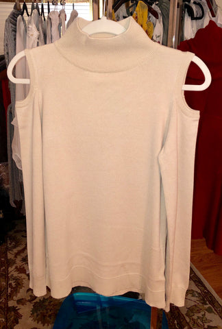 Cotton blend sweater and tank set